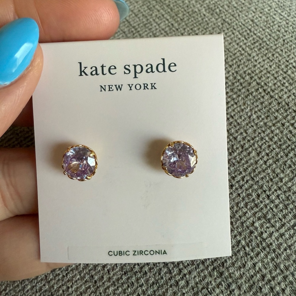 Kate Spade Purple Stud Earrings